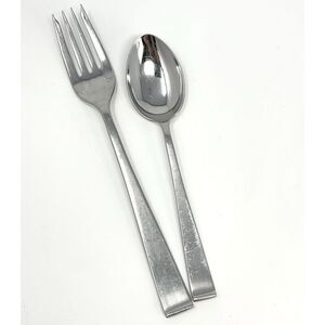 International Lyon NEW CHARM Stainless Teaspoon 5 7/8” & Salad Fork 7 1/8”